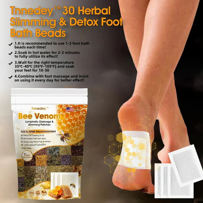 Bee venom Lymphatic damage & Sliming Patches (10 Patches)